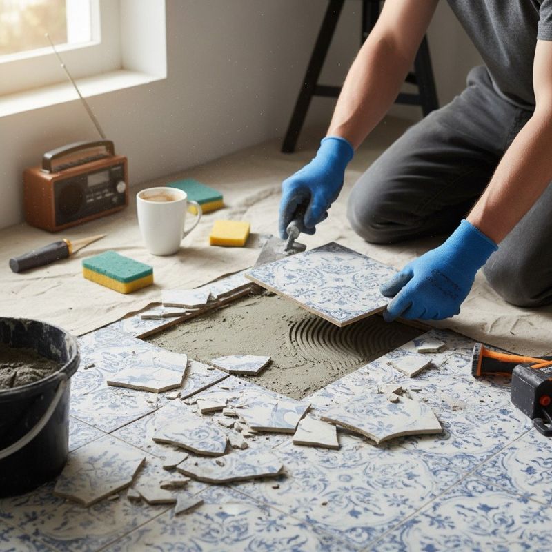 Broken Tile Replacement