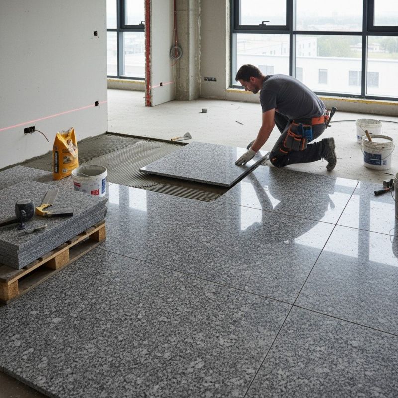 Stone Floor Installation