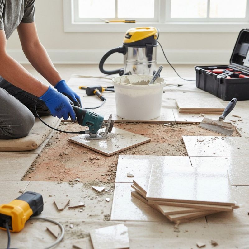 Tile Floor Repair