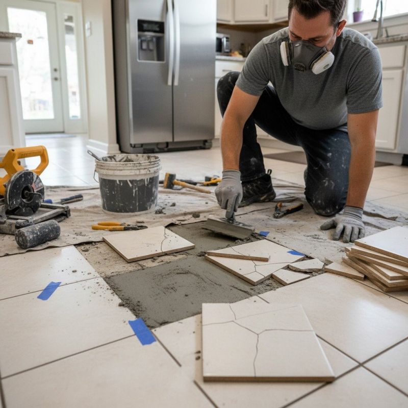 Tile Floor Repair